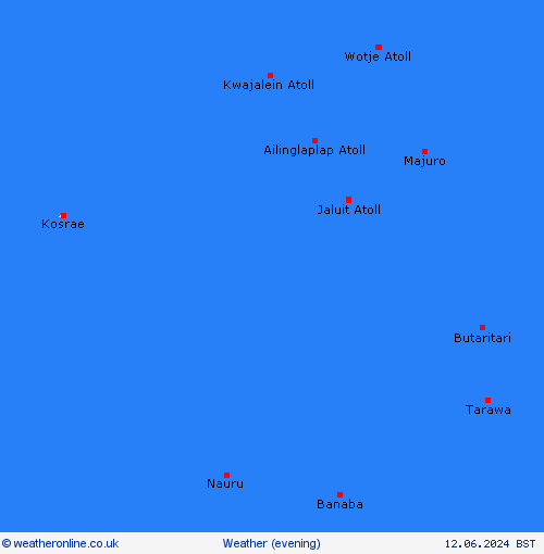 overview Marshall Islands Oceania Forecast maps