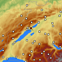 Nearby Forecast Locations - Cressier - Map