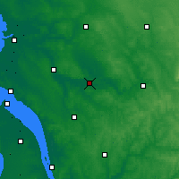 Nearby Forecast Locations - Cognac - Map