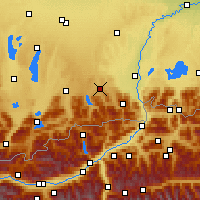 Nearby Forecast Locations - Miesbach - Map