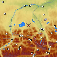 Nearby Forecast Locations - Traunstein - Map