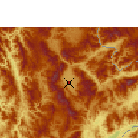 Nearby Forecast Locations - Kengtung - Map