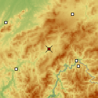 Nearby Forecast Locations - Hunjiang - Map