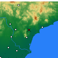 Nearby Forecast Locations - Funing/HEB - Map