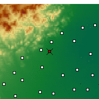 Nearby Forecast Locations - Wangdu - Map