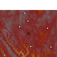 Nearby Forecast Locations - Chuxiong - Map