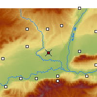 Nearby Forecast Locations - Dali - Map