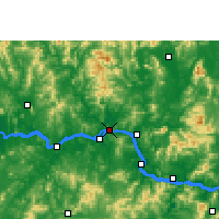 Nearby Forecast Locations - Wuzhou - Map