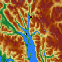 Nearby Forecast Locations - Skagway - Map