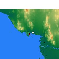 Nearby Forecast Locations - Guaymas - Map