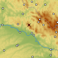 Nearby Forecast Locations - Bavarian Forest - Map