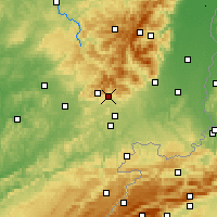 Nearby Forecast Locations - Giromagny - Map