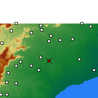 Nearby Forecast Locations - Aruppukkottai - Map