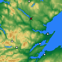 Nearby Forecast Locations - Lairg - Map