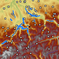 Nearby Forecast Locations - Schwyz - Map