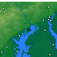 Nearby Forecast Locations - Aberdeen - Map