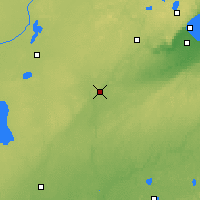 Nearby Forecast Locations - Moose Lake - Map