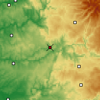 Nearby Forecast Locations - Figeac - Map