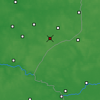 Nearby Forecast Locations - Grabowiec - Map