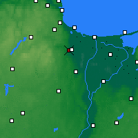 Nearby Forecast Locations - Pruszcz Gdański - Map