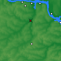 Nearby Forecast Locations - Tsivilsk - Map