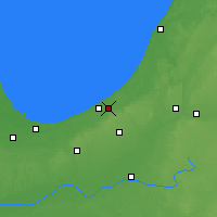 Nearby Forecast Locations - Michigan City - Map