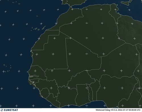 Satellite Image Visible Africa West Saturday 27 Jul 2024 06:00 BST