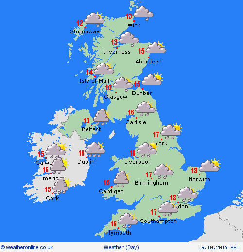 overview  United Kingdom Forecast maps