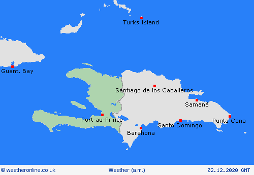 overview Haiti Central America Forecast maps