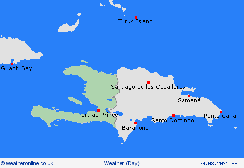 overview Haiti Central America Forecast maps