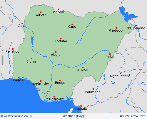 overview Nigeria Africa Forecast maps