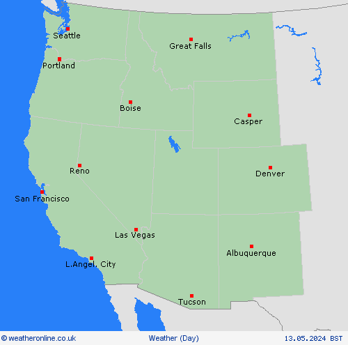 overview  North America Forecast maps