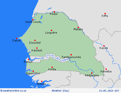 overview Senegal Africa Forecast maps