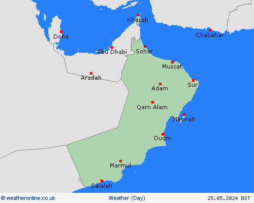 overview Oman Asia Forecast maps