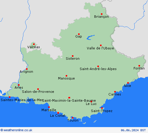 Forecast map