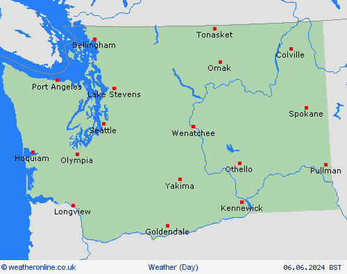 overview Washington North America Forecast maps