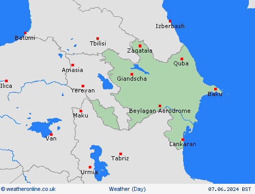 overview Azerbaijan Asia Forecast maps