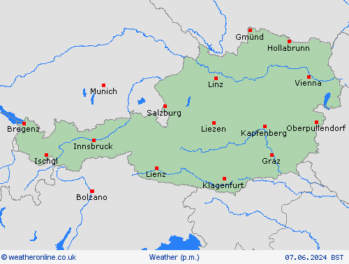 overview Austria Europe Forecast maps