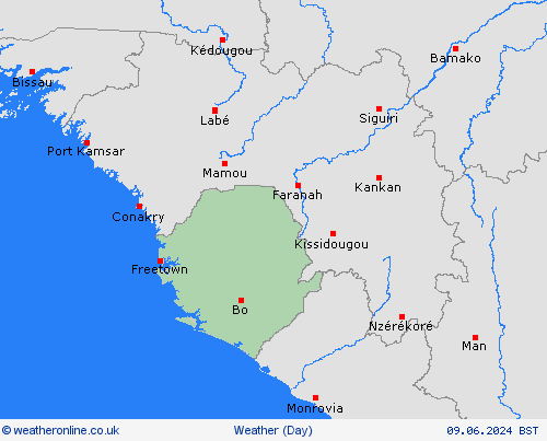 overview Sierra Leone Africa Forecast maps