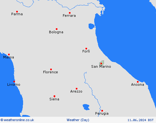 overview San Marino Europe Forecast maps