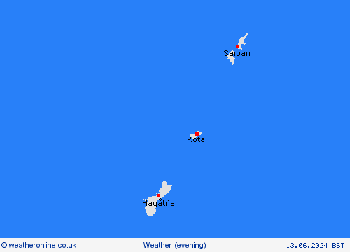 overview Marianen Oceania Forecast maps