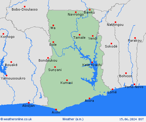 overview Ghana Africa Forecast maps