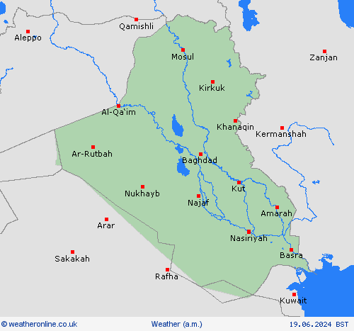 overview Iraq Asia Forecast maps