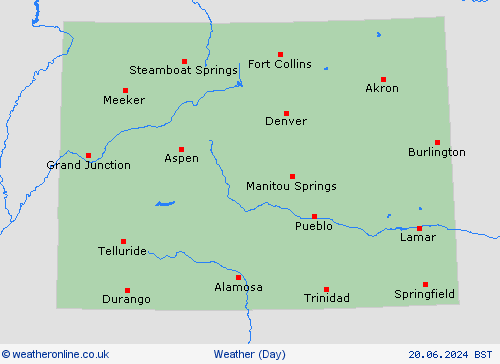 overview Colorado North America Forecast maps