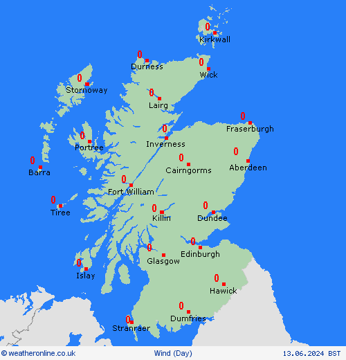 wind  United Kingdom Forecast maps