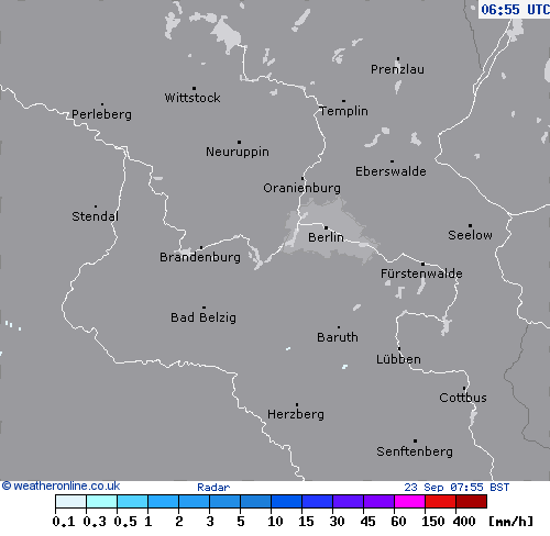 Radar Mon 23 Sep, 07:55 BST