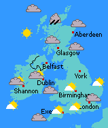 Current weather United Kingdom